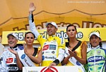 Le podium du 65ème Tour de Pologne: Bak, Voigt, Pellizotti